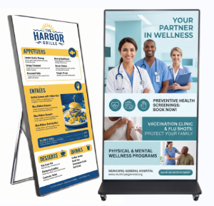 Indoor poster LED displays
